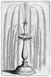 Dekorativ fontändesign, 1664