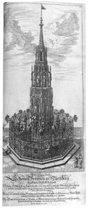 Titelsidan för Architectura Curiosa Nova, 1664