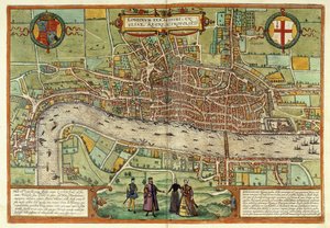 En utsikt över London, 1613