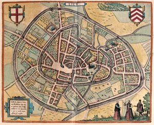 Lier, Belgien - i "Civitates Orbis Terrarum" av Georg Braun, Köln 1617 av Georg Braun