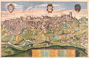 Tricarico, Italien - i "Civitates Orbis Terrarum" av Georg Braun, Köln 1617 av Georg Braun