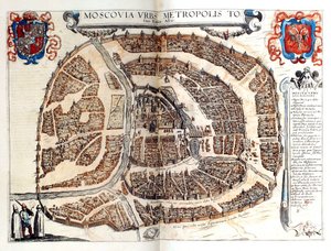 Karta över Moskva, 1572