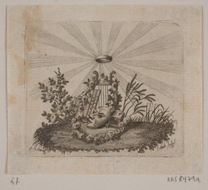 Vinjett för J. H. Wessels "Alla skrifter" av Georg Christian Schule