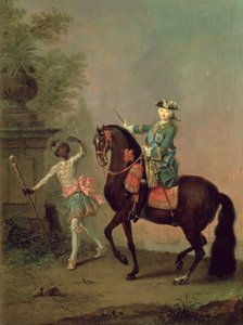 Porträtt av kejsarinnan Elizabeth Petrovna av Georg Christoph Grooth