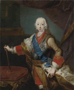 Porträtt av tsaren Peter III av Ryssland 1728-1762