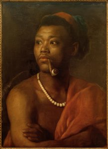 Porträtt av en mulatt av Georg Cornicelius
