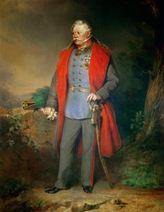 Fältmarskalk Josef greve Radetzky, överbefälhavare under fälttåget mot Italien ...