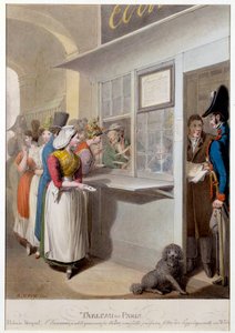 Den offentliga författaren till Kungliga slottets litografi av George Emanuel Opitz (1775-1841) 1800-talets Paris, Musee Carnavalet av Georg Emanuel Opitz