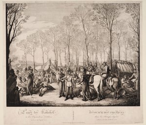 Kosackernas bivack på Avenue des Champs-Elysées i Paris april 1814, 1814