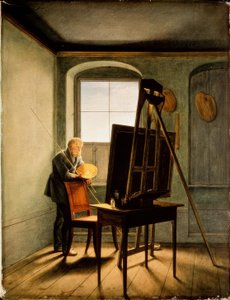 Caspar David Friedrich i sin studio