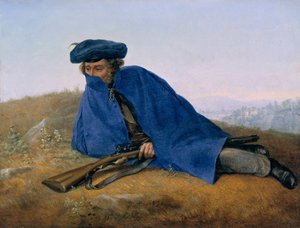 Tyska: Auf Vorposten On Outpost av Georg Friedrich Kersting