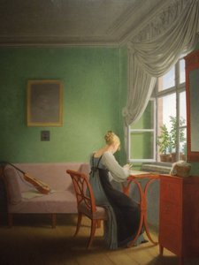 Polsk:  Hafciarka Broderikvinna av Georg Friedrich Kersting