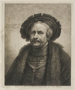 Porträtt av Rembrandt av Georg Friedrich Schmidt