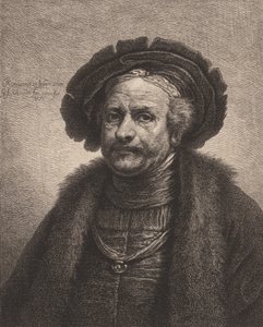 Självporträtt av Rembrandt, 1771.