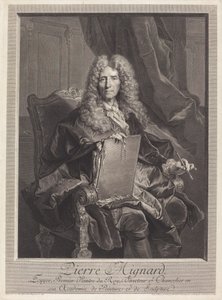 Pierre Mignard av Georg Friedrich Schmidt after Hyacinthe Rigaud