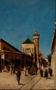 Gata i Tunis av Georg Grimm