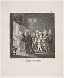 Illustration till Holbergs komedier av Georg Haas
