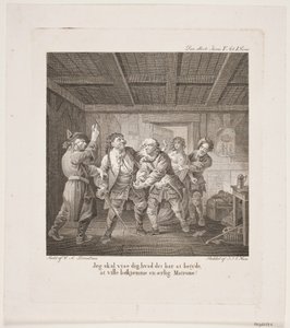 Illustration till Holbergs komedier av Georg Haas