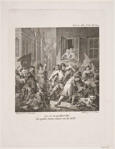 Illustration till Holbergs komedier av Georg Haas