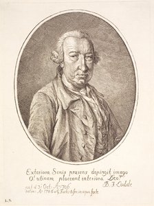 Porträtt av Barthold Johan Lodde, översättare