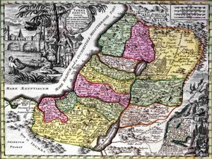 Det heliga landet (Palestina) av Georg Matthäus Seutter
