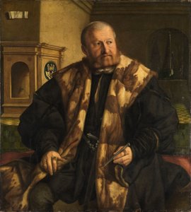 Porträtt av Nürnbergs myntmästare Jörg Herz av Georg Pencz
