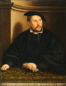 Porträtt av en ung man av Georg Pencz