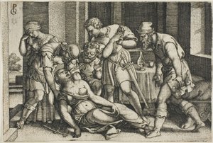 Lucretias död av Georg Pencz