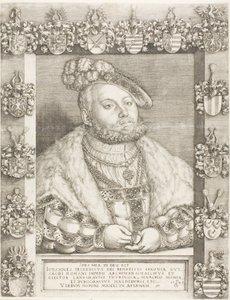 Kurfurst John Frederick the Magnanimous of Sachsen av Georg Pencz