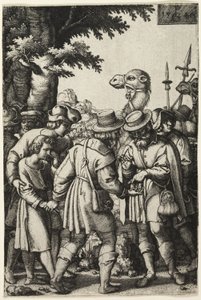 Joseph såld av sina bröder av Georg Pencz