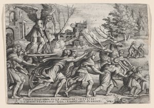 The Triumph of Time on Fame, från The Triumphs of Petrarch.