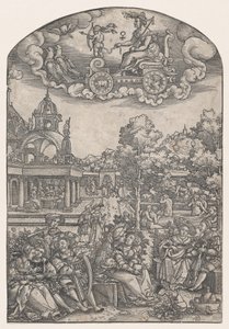 Venus, från De sju planeterna. av Georg Pencz