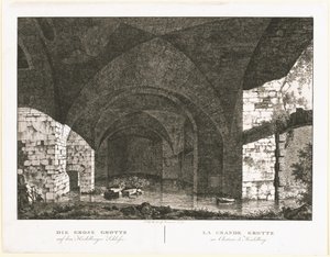 Den stora grottan vid Heidelbergs slott av Georg Primavesi, after Peter Speeth
