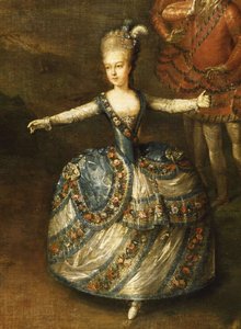 Fête anordnad för att fira kejsar Joseph II:s bröllop med prinsessan Marie-Josèphe av Bavar av Johann Georg Weikert
