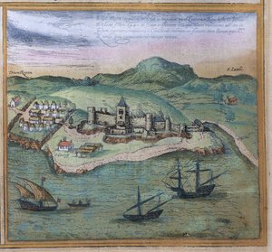 Elmina från Cities of the World, c.1572