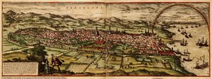 Katalonische Stadt von Georg and Hogenberg Franz (1535-90) Braun