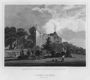 Scaleby Castle, Cumberland (gravyr)