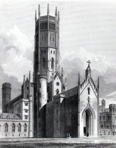 Fonthill Abbey från nordväst, 