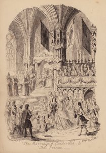 Askungen och glasskon (gravyr) av George (after) Cruikshank