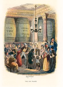 Illustration för hårda tider av George (after) Cruikshank