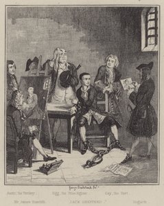 Illustration för Jack Sheppard (gravyr) av George (after) Cruikshank