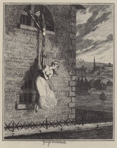 Illustration för Jack Sheppard (gravyr) av George (after) Cruikshank
