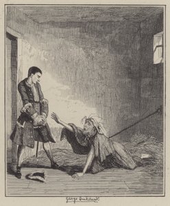 Illustration för Jack Sheppard (gravyr) av George (after) Cruikshank