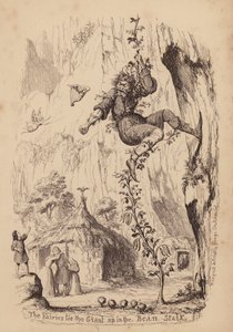 Jack och bönstjälken (gravyr) av George (after) Cruikshank