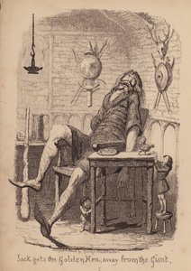 Jack och bönstjälken (gravyr) av George (after) Cruikshank