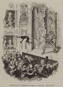 Mästare Joes oväntade besök i gropen (gravyr) av George (after) Cruikshank