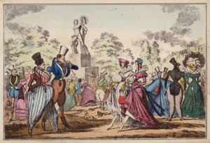 Monstrositeter 1822 (färgad gravyr)