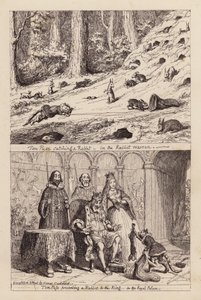 Mästerkatten i stövlar (gravyr) av George (after) Cruikshank