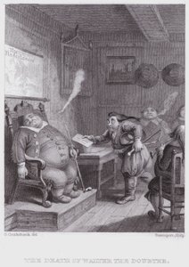 Walter The Doubters död (gravyr)