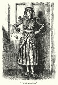 Illustration för Trilby av George du Maurier (gravyr) av George (after) Du Maurier